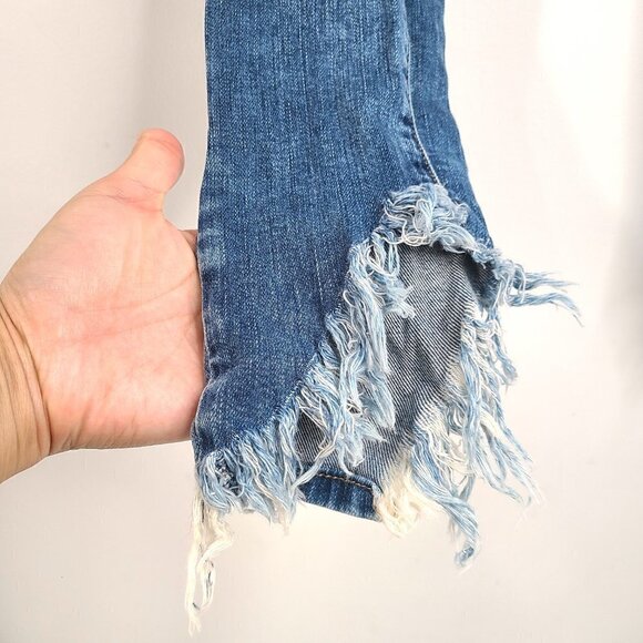 Blank NYC “The Stanton” Capri Distressed Jeans - Picture 7 of 13